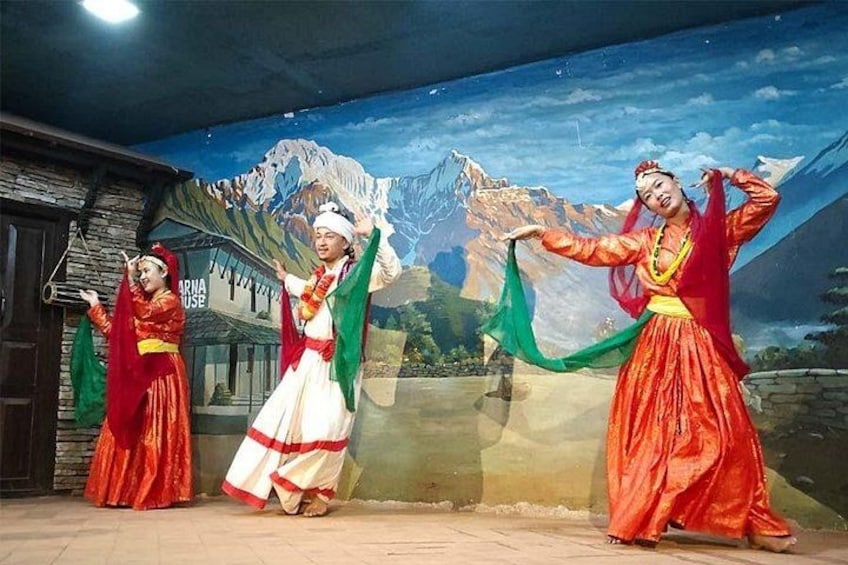 Traditional Dinner with cultural dance performance- cultural show- Nepali dance 1
