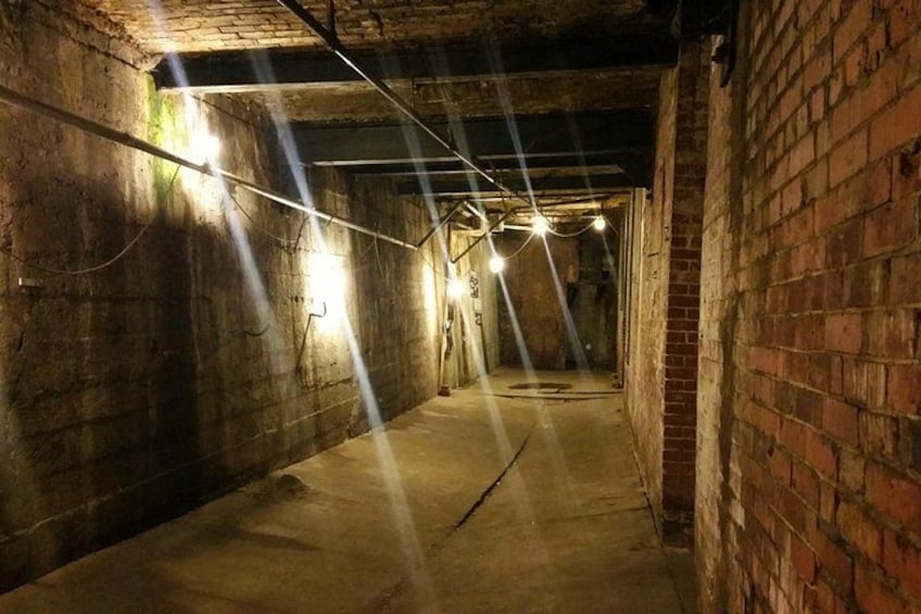 passageway beneath Washington St 2