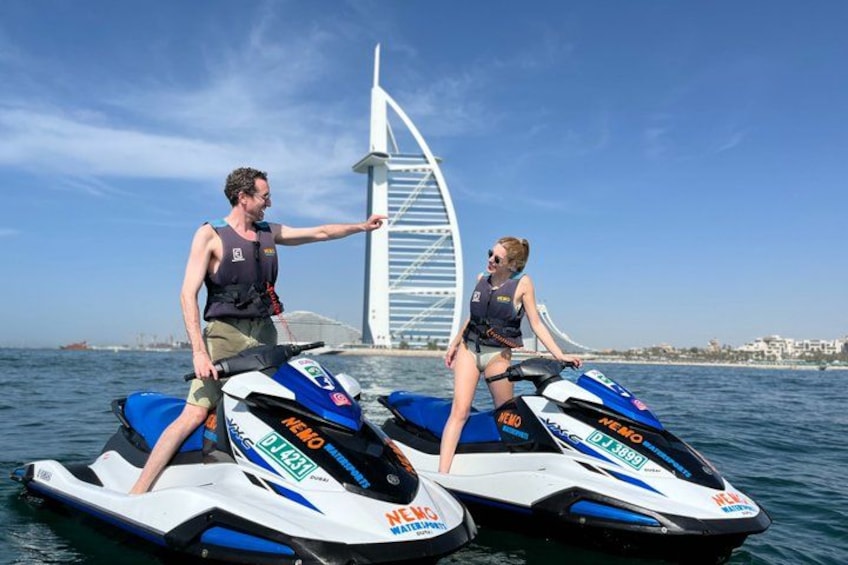 Dubai: 30min Jet Ski: Burj Al Arab w Pics, Videos, free Ice Cream 1