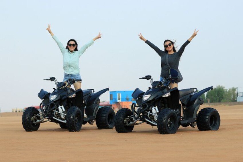 6-Hour Dubai Desert Safari with BBQ Dinner & Quad Biking 3
