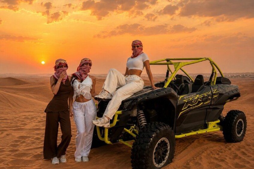 Dubai Evening Desert Safari, Quad Bike, Camel Ride & BBQ Dinner 3