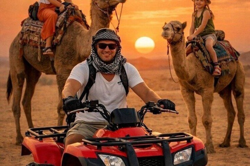 Explore Dubai Evening Safari with Quad bike, Camel & BBQ Dinner 2