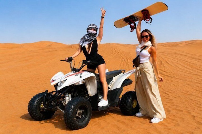 Explore Dubai Evening Safari with Quad bike, Camel & BBQ Dinner 2