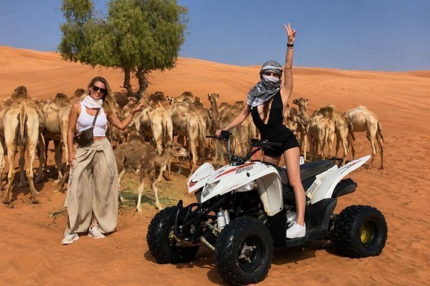Explore Dubai Evening Safari with Quad bike, Camel & BBQ Dinner 2