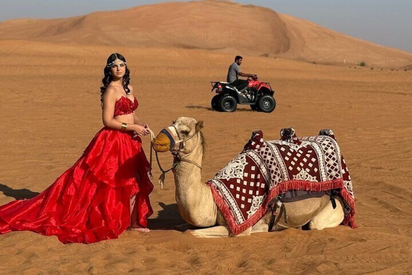 Explore Dubai Evening Safari with Quad bike, Camel & BBQ Dinner 1