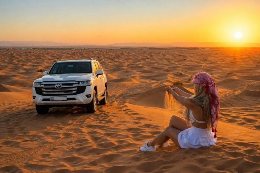 Explore Dubai Evening Safari with Quad bike, Camel & BBQ Dinner 3