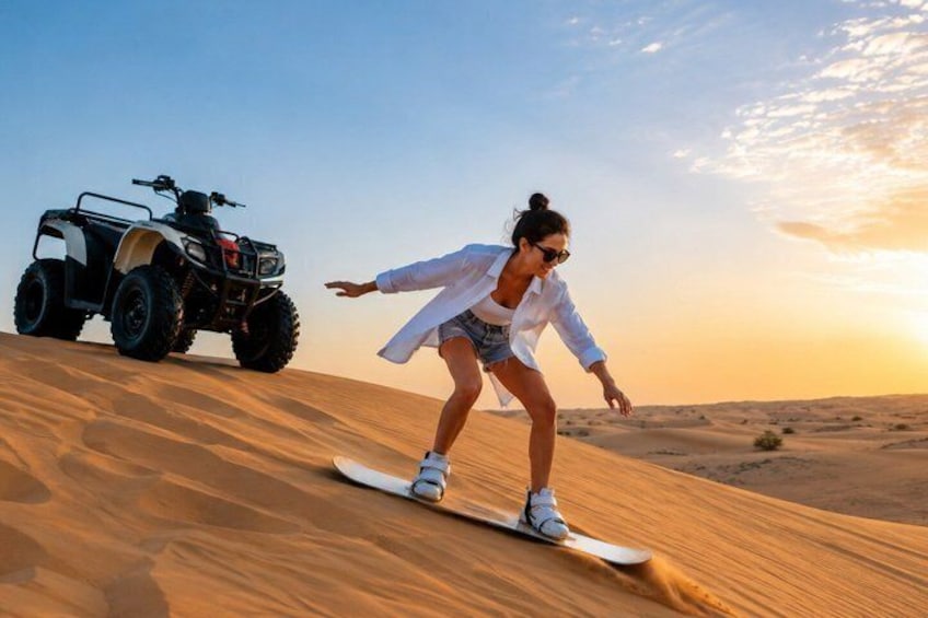 Explore Dubai Evening Safari with Quad bike, Camel & BBQ Dinner 2