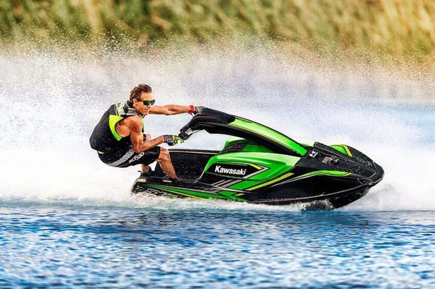 Doha: Jet Ski to Skyline with View of Katara and Pearl Qatar 2