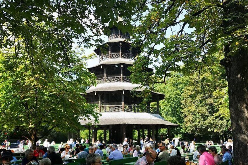 Enjoy traditional fare at the Chinese Tower beer garden 4
