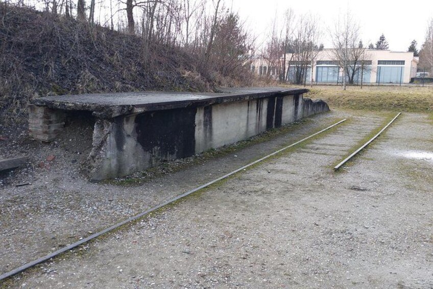 Railway line at Dachau Concentration Camp 2
