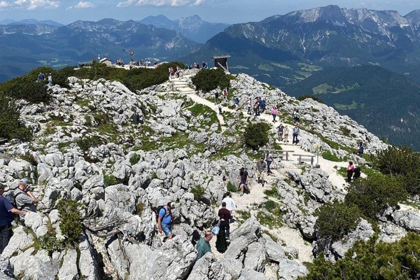 Paths on the mountain behind the Eagle's Nest 2