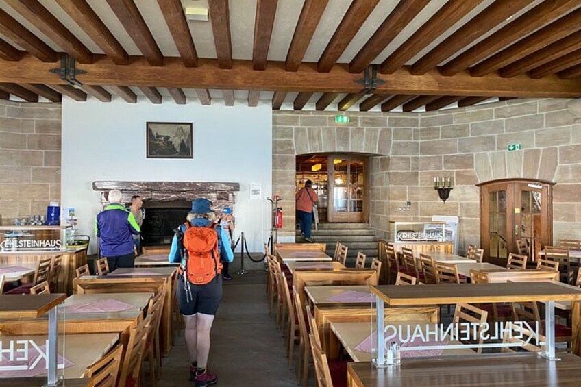 Famous fireplace in the Eagle's Nest 3