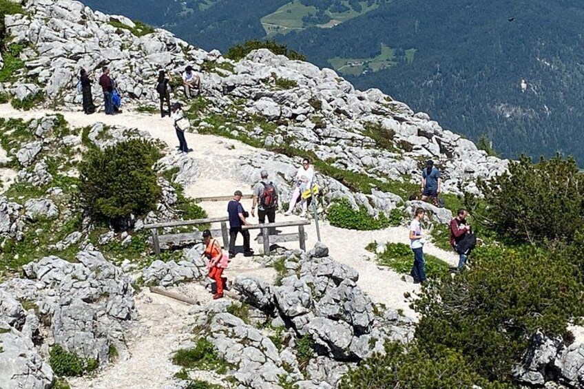 Paths on the mountain behind the Eagle's Nest 2
