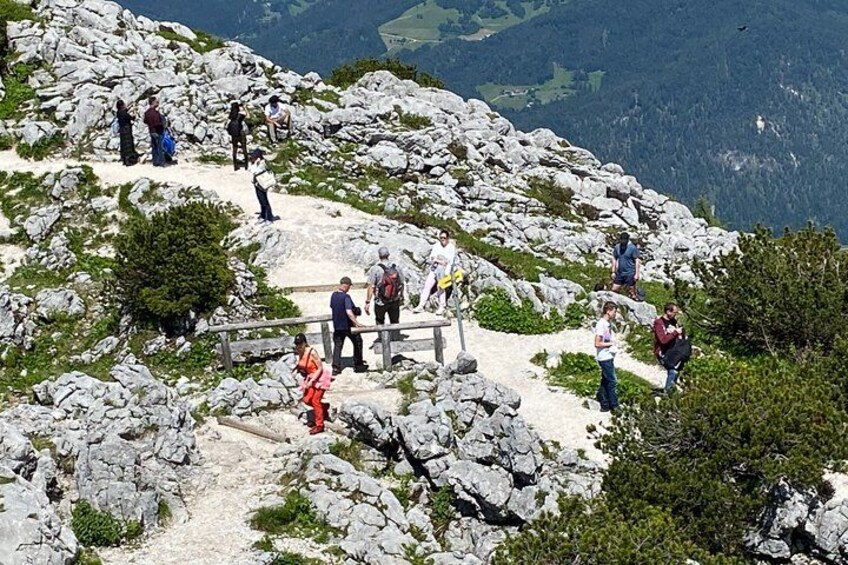 Paths on the mountain behind the Eagle's Nest 4