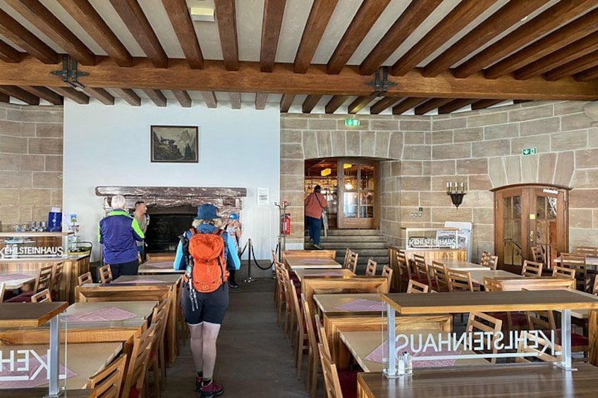Famous fireplace in the Eagle's Nest 2