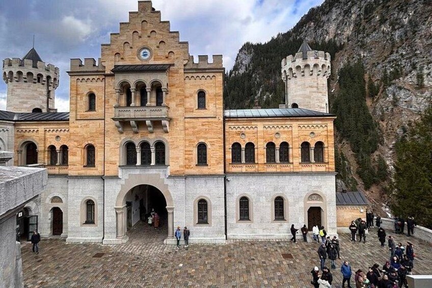 Neuschwanstein Castle Courtyard 2