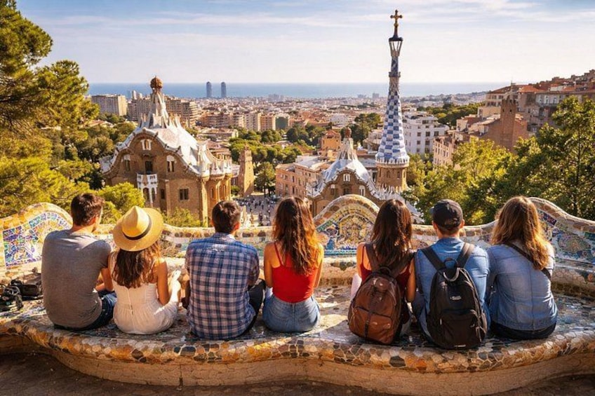 Barcelona in 1 Day: Sagrada Familia, Park Guell,Old Town & Pickup 2