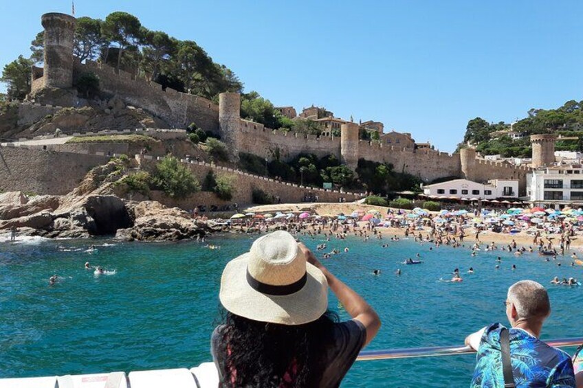 Arrival in Tossa de Mar 2