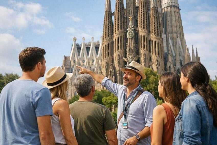 Sagrada Familia & Barcelona Small Group Tour with Hotel Pick-up 1
