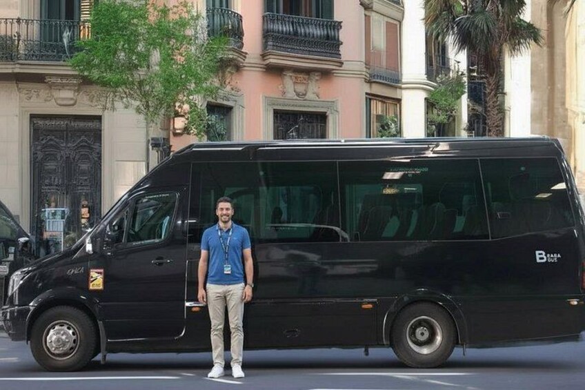 Van with guide is a small group tour with Hotel Pick-up in Barcelona 2