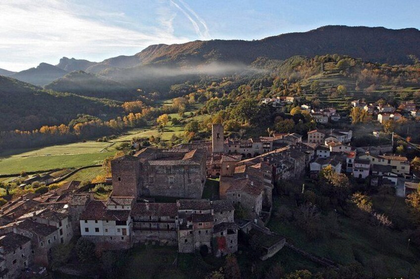 Panoramic view of Santa Pau with small group tour from Barcelona 2