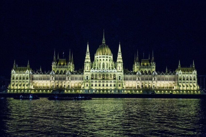 Budapest Parliament by night