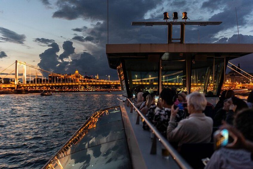 Budapest Danube River Sightseeing Night Cruise with Drink 5