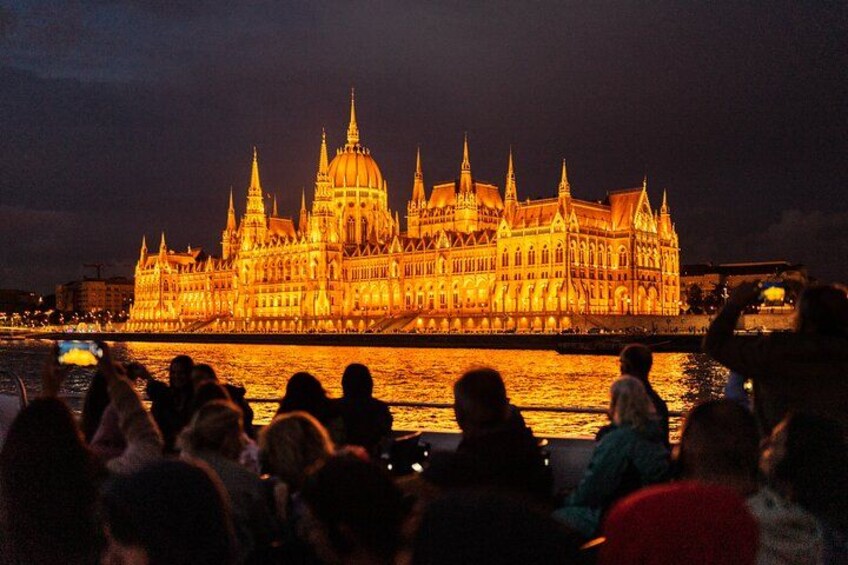 Budapest Danube River Sightseeing Night Cruise with Drink 1