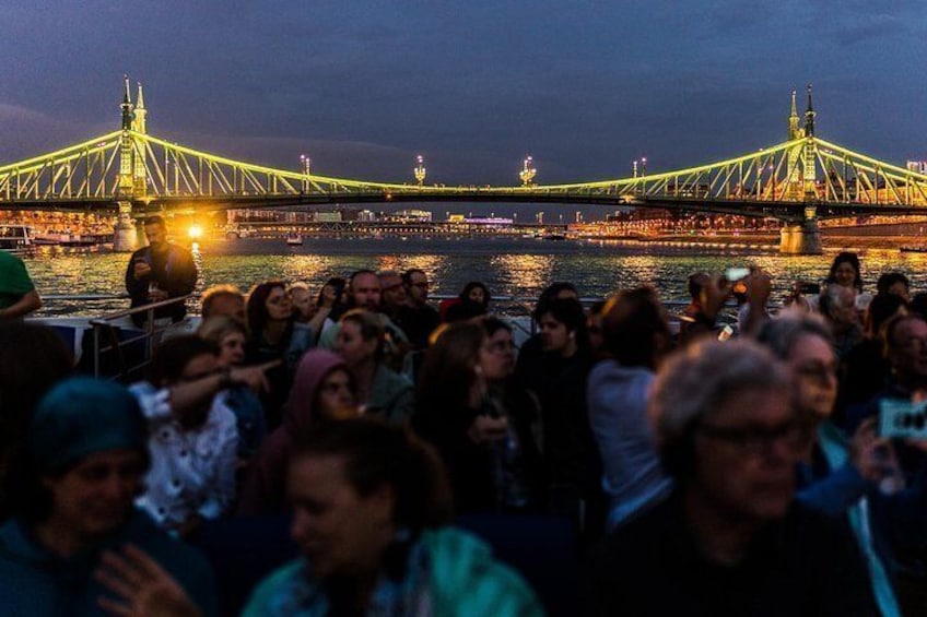 Budapest Danube River Sightseeing Night Cruise with Drink 2