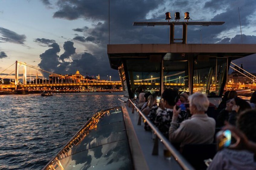 Budapest Danube River Sightseeing Night Cruise with Drink 2