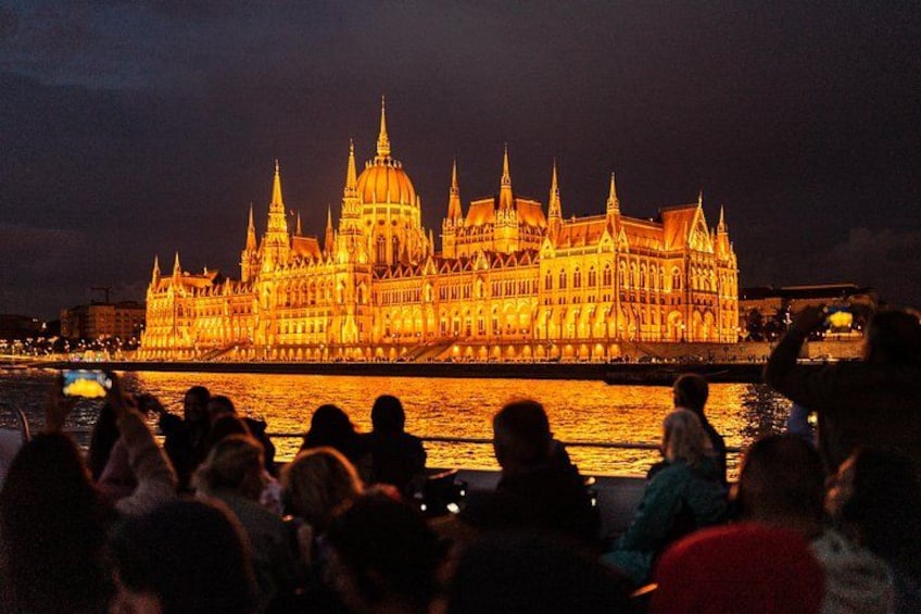Budapest Danube River Sightseeing Night Cruise with Drink 1