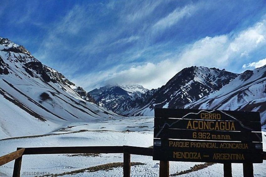 Santiago private tour: Portillo, Inca's bridge & Mirador del Aconcagua 2