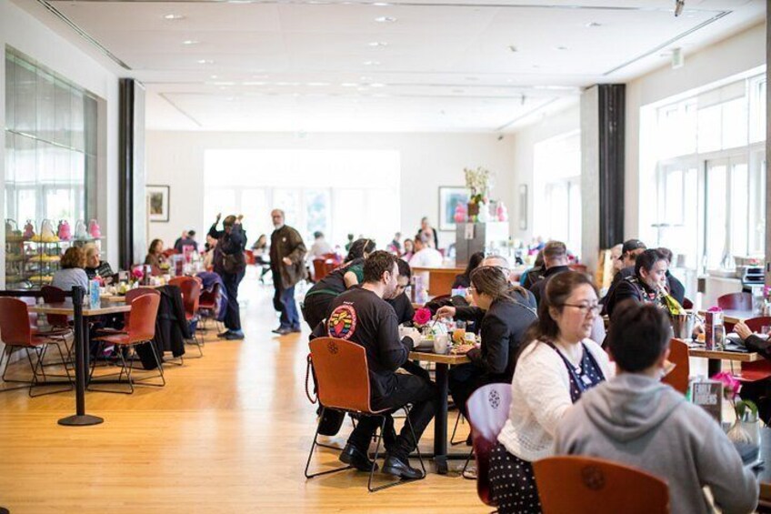 Legion of Honor cafe. Indoor and outdoor space. 2