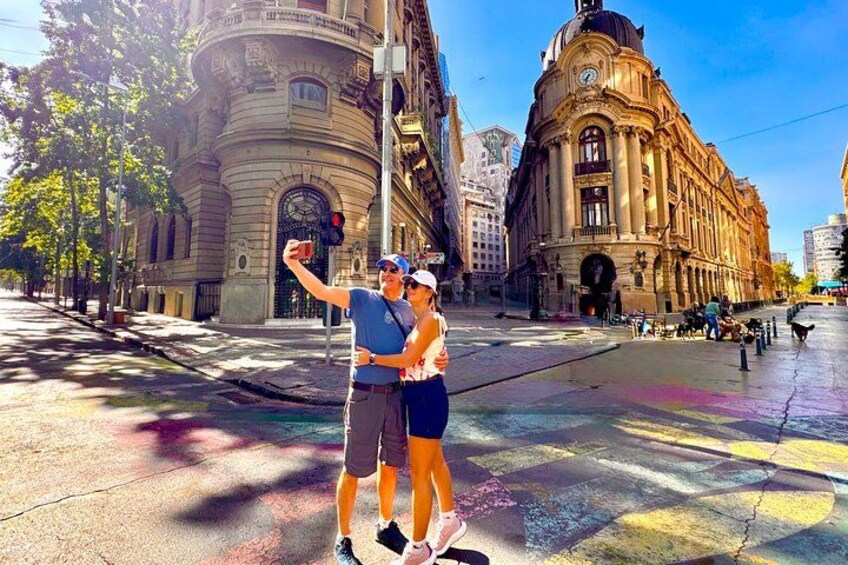 Santiago Half-Day Private City Tour Hotel Pick up & Food Sample 1