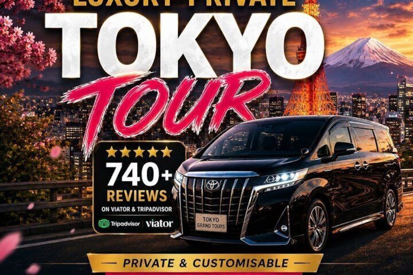 Tokyo Private Tour - Luxury Vehicle - English Speaking Chauffeur 1