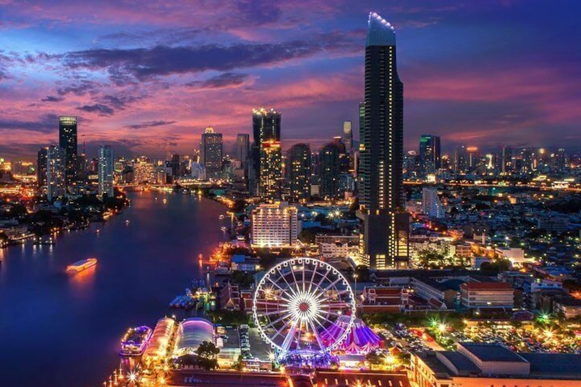 Bangkok Chao Phraya River Sunset Cruise Tour Admission Ticket 1