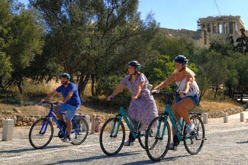 Athens Scenic Bike Tour with Regular or Electric Bike + Acropolis 3