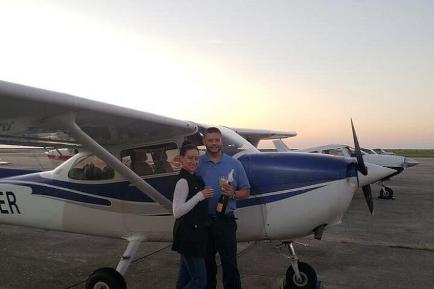 New Orleans VIP Sightseeing Flight with Champagne & Chocolates or Wine & Cheese 2