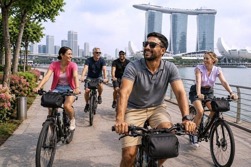 Singapore Highlights Small Group Bike Tour on Full-Sized Bicycles 5