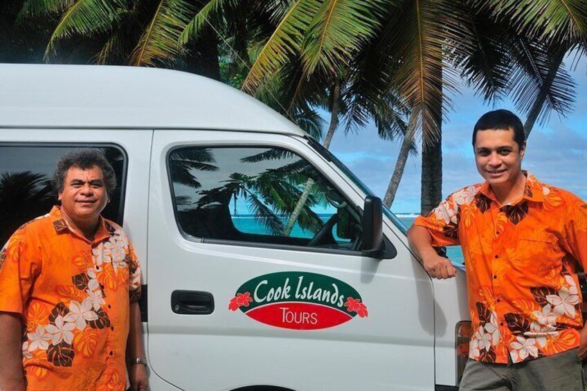 Our vehicle and tour guides 2