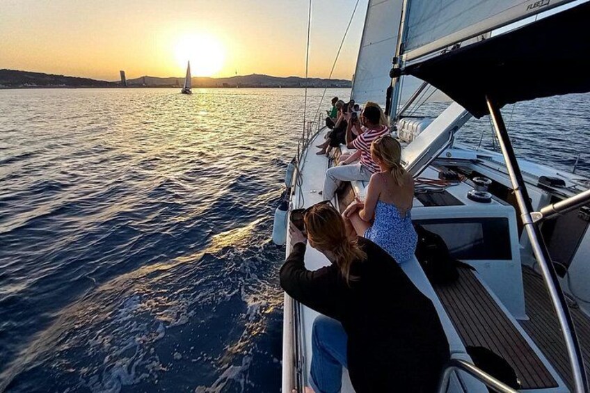The best view of the Sunset of Barcelona 1