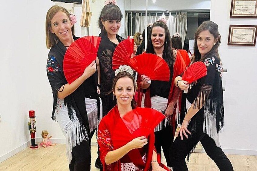 Very pretty Spanish girls dancing at the bachelorette party 2