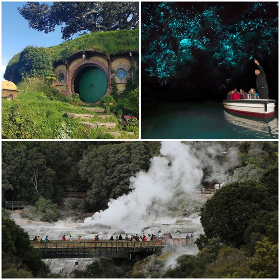 Hobbiton Rotorua and Waitomo Caves Overnight Tour 1