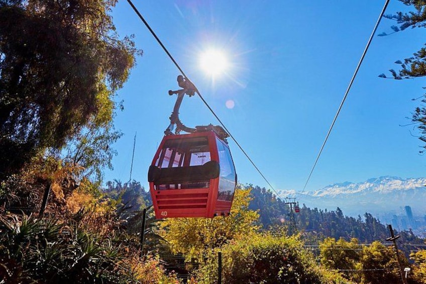 Cable Car, Funicular and Sightseeing Bus in Santiago one day 4