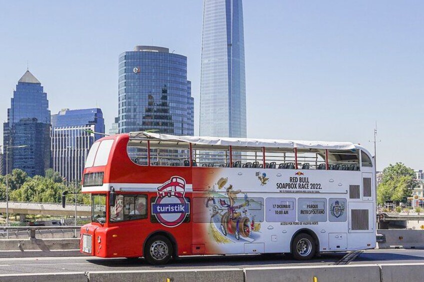 Cable Car, Funicular and Sightseeing Bus in Santiago one day 2
