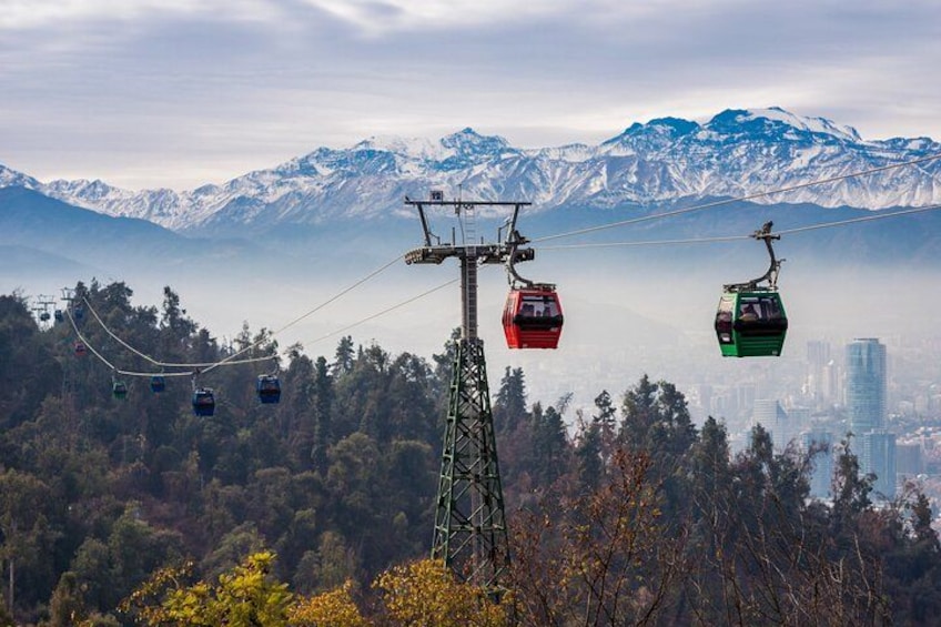 Cable Car, Funicular and Sightseeing Bus in Santiago one day 3