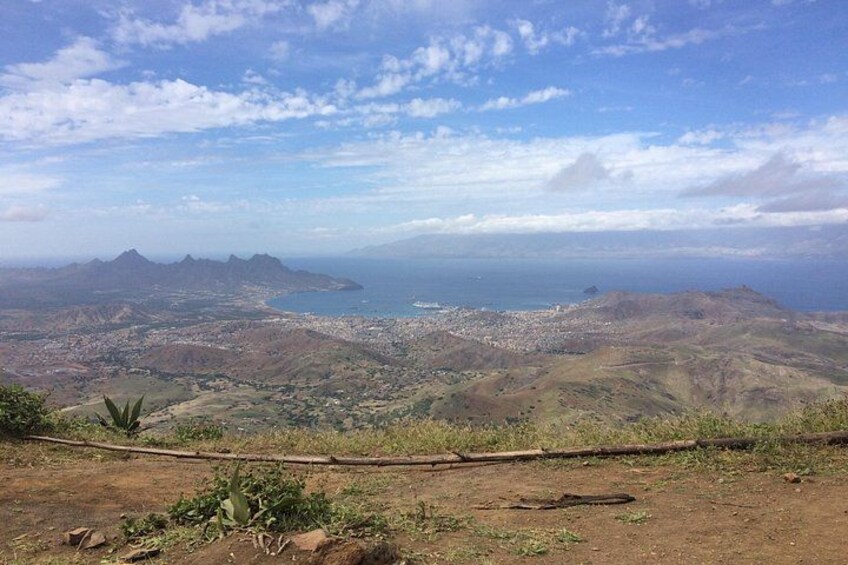 View of the Bay City of Mindelo from Monte Verde 3