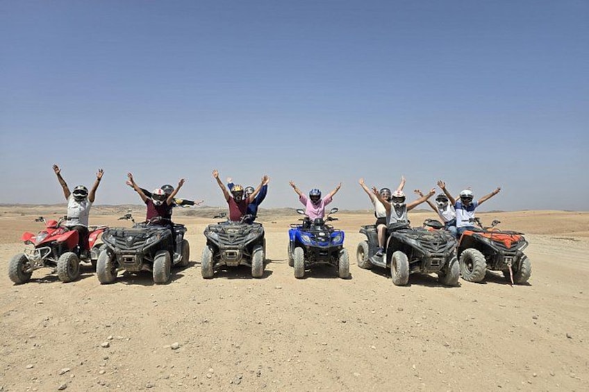 Quad Biking In The Rocky Desert of Agafay 1