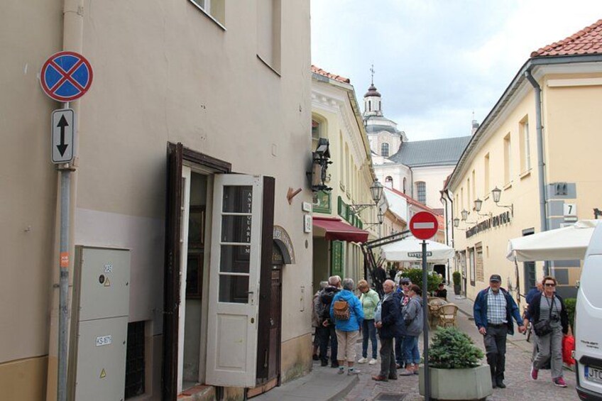 A part of the former Small Ghetto of Vilnius 1