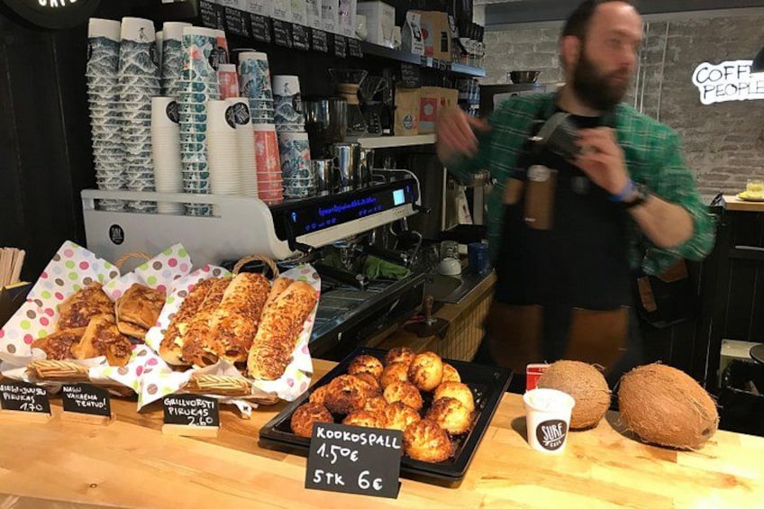 Serving coffee 1